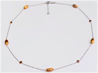 Collana Stocco Gioielli Donna in Oro bianco CL53 - CL53